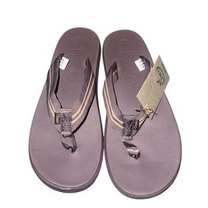 Chaco Chillos Flip Flops - Size 9 Sadie Sparrow Violet